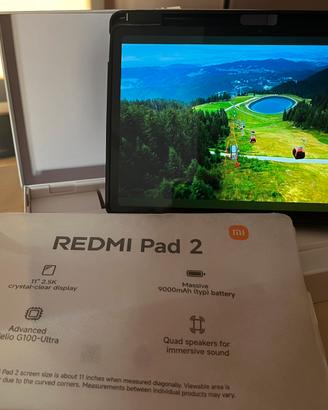 Redmi pad 2, 256 gb, 8 gb ram, schermo 11 pollici