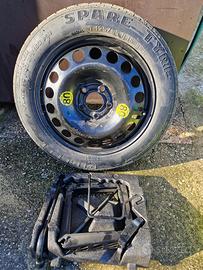 Kit ruota scorta 5x108 ford volvo renault peugeot