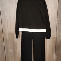 completo tuta maglia e pantalone a zampetta 