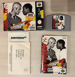 Gioco nintendo 64 epoca super star soccer 98