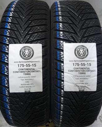 2 GOMME 175 55 15 CONTINENTAL A64961