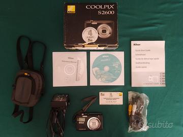 Nikon Coolpix S2600, Digital Compact Camera.