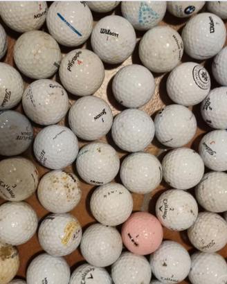 Palline da golf usate
