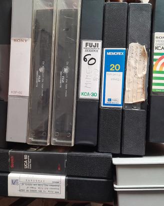 umatic bvu videocassette archivio carnevale signa