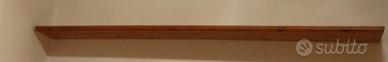 Mensola da parete lunga in legno