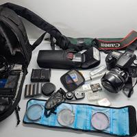 KIT. Canon EOS 30d+flash+obiettivo17-85+accessori 