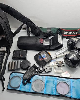 KIT. Canon EOS 30d+flash+obiettivo17-85+accessori 