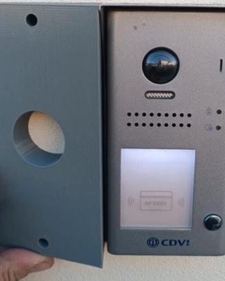 Staffa inclinata videocitofono CDVI ed altri