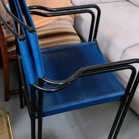 Coppia sedia spaghetti design Alias