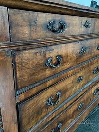 Comò antico in noce 4 cassetti