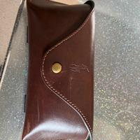 astuccio occhiali  in pelle Polo Ralph Lauren