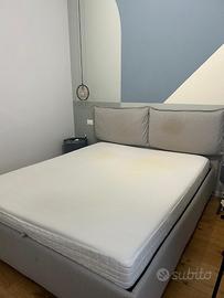 Letto matrimoniale con contenitore Ikea