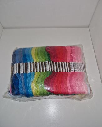 100 matassine filo da ricamo