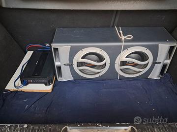 subwoofer + amplificatore 1000w 