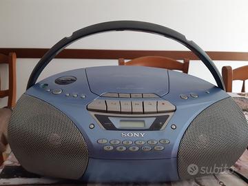 radio sony lettore cd e cassette