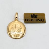 Ciondolo in oro giallo 18kt la madonna
