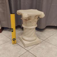 Colonna portavasi tavolino comodino in resina