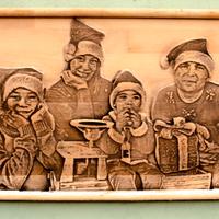 Bassorilievo in Legno da Foto. Su ordinazione.