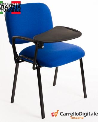 Sedie Conferenza blu con Ribaltina – NUOVE FATTURA