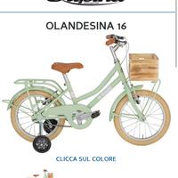 Bici Olandesina  Alpina bambina 16 pollici
