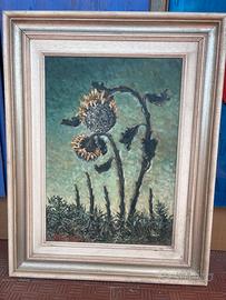 quadro con girasoli