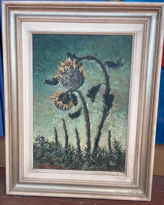 quadro con girasoli