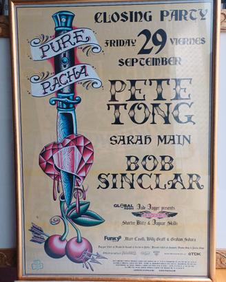 Poster originale Pacha Ibiza  vintage clubbing