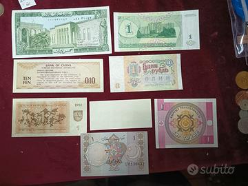 lotto 8 banconote FDS