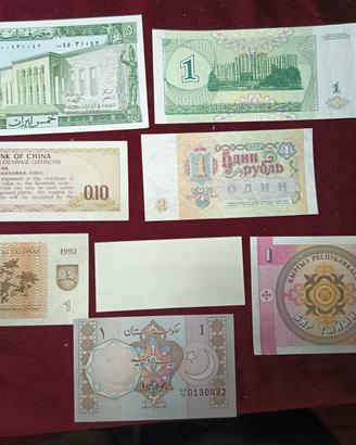 lotto 8 banconote FDS