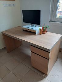 Scrivania IKEA MALM – effetto legno