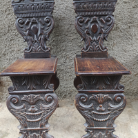 Coppia sedie antiche