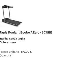 Tapis Roulant Bcube AZero - BCUBE