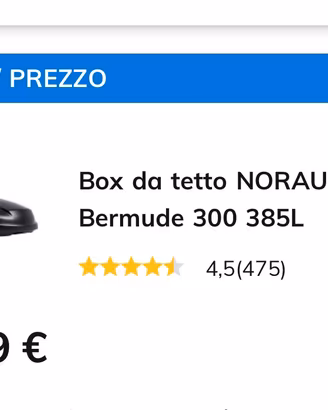 Portapacchi bermude 300