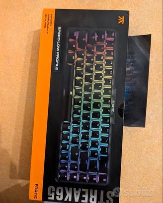 Tastiera meccanica Fnatic STREAK65 RGB low profile