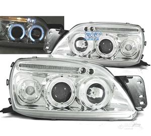 FARI FORD FIESTA 99-02 ANGEL EYES FONDO CROMATO