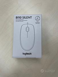LOGITECH Mouse a filo B110 Silent, Nero