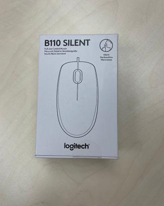 LOGITECH Mouse a filo B110 Silent, Nero