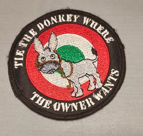 Morale Patch Aeronautica "Tie the donkey "