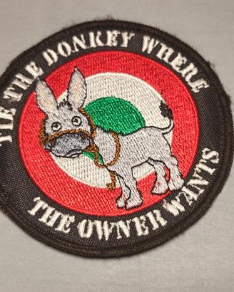 Morale Patch Aeronautica "Tie the donkey "