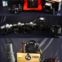 collezione  Nikon, Practika, Rollei, Olympus,Minox