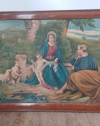 QUADRO SACRA FAMIGLIA CON SAN GIOVANNINO