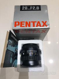 PENTAX-M SMC 28MM 2.8 WIDE AUTO ANGLE LENS NUOVO