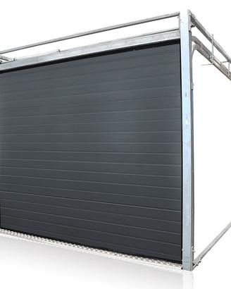 Portone Garage Sezionale Antracite RAL7016 255X215
