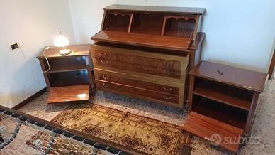 Secretaire Ribalta Vintage '60 Radica  cassettiera