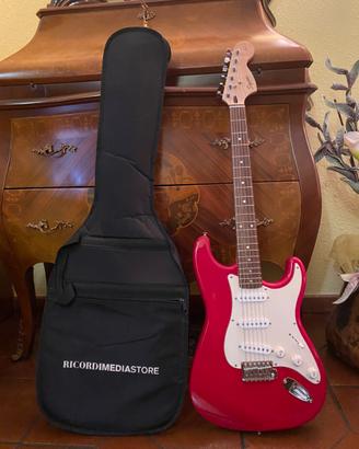 chitarra elettrica Squier stratocaster magenta