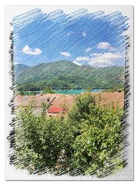 Delizioso appartamento sul lago del salto