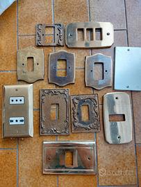 Placche, placchette interruttori e prese vintage