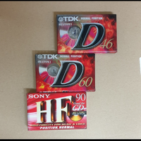 Audiocassette vergini confezionate