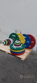 Kit Olympic Bumper Technogym da 165kg