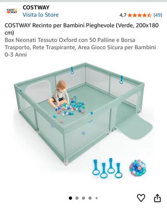 Recinto per bambini